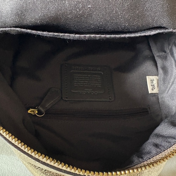 Coach Gold Backpack - Picture 3 of 7